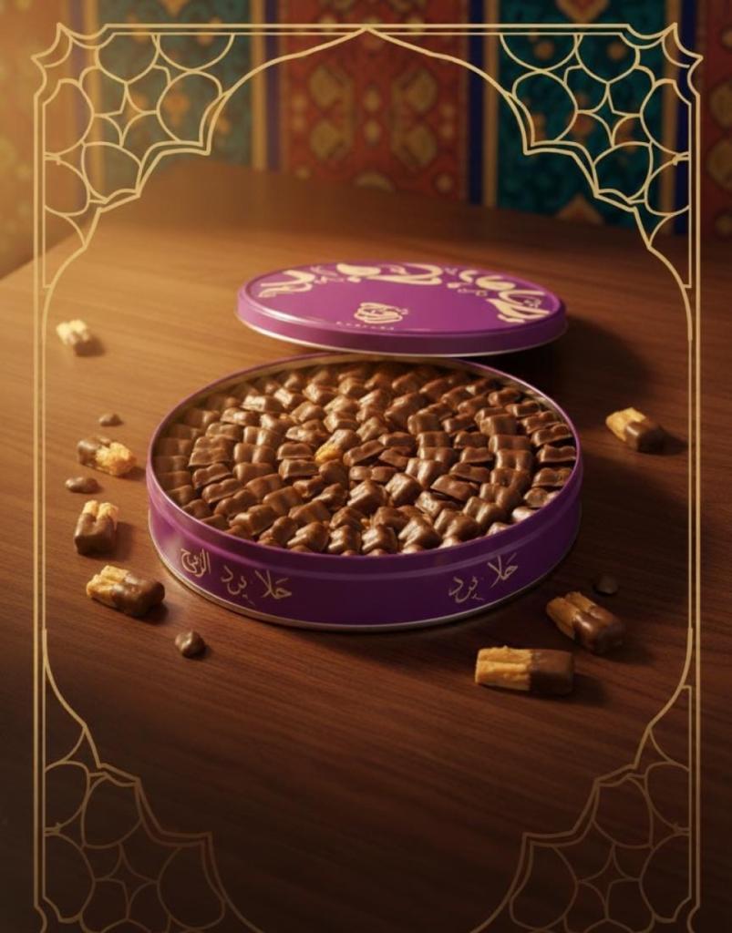 اصابع البقلاوة بالشوكليت الحجم الكبير من روح 